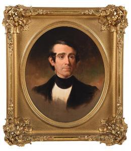 WAUGH Samuel B 1814-1885,Portrait of a Gentleman,1848,Brunk Auctions US 2020-12-05