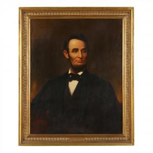 WAUGH Samuel B 1814-1885,Portrait of Abraham Lincoln,Leland Little US 2022-09-10