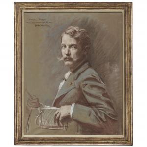 WAUTERS Emile Charles 1846-1933,Self portrait,Christie's GB 2021-09-21
