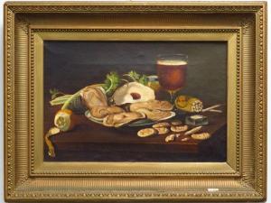 WAY Andrew John Henry 1826-1888,STILL LIFE WITH OYSTERS AND BEER,William J. Jenack US 2016-03-13