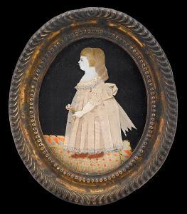 WAY Mary B 1769-1833,little girl standing on a patterned rug,1800,Freeman US 2014-05-02