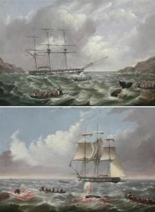 WAY W.H,Whaling scenes,1843,Gorringes GB 2010-05-12