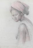 WAYAN Lotra,Portrait of a Balinese Lady,1990,Sidharta ID 2016-11-20