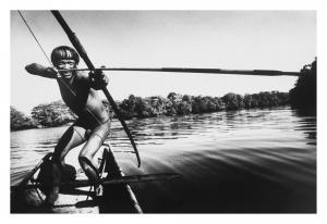 WAYMAN STAN,Un indigène brésilien pêche avec arc et flèches,1967,Cornette de Saint Cyr 2022-09-22