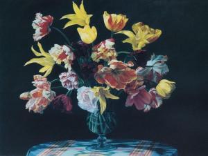 WAYMOUTH NIGEL 1941,Still life of flowers in a vase,Rosebery's GB 2018-11-03