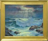 WAYNE VERNON Dye 1917-1976,Crashing Waves,Clars Auction Gallery US 2007-08-04