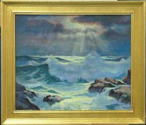 WAYNE VERNON Dye 1917-1976,Crashing Waves,Clars Auction Gallery US 2007-08-04