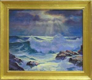 WAYNE VERNON Dye 1917-1976,Crashing Waves,Clars Auction Gallery US 2007-06-02