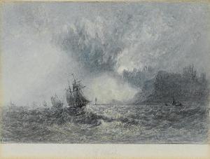 WEATHERILL George 1810-1890,A sudden squall off Whitby,Bonhams GB 2008-09-16