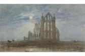 WEATHERILL George 1810-1890,Whitby Abbey by Moonlight,David Duggleby Limited GB 2015-06-08
