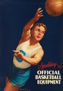 WEAVER CLAY,SPALDING / OFFICIAL BASKETBALL EQUIPMENT,1930,Swann Galleries US 2017-08-02