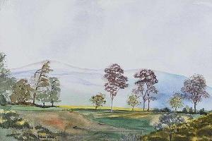 Weaver Fredrica,TREES IN A LANDSCAPE,Ross's Auctioneers and values IE 2019-08-07