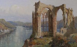 WEAVER Herbert Parsons 1872-1945,Abbey ruins,Gorringes GB 2023-01-16