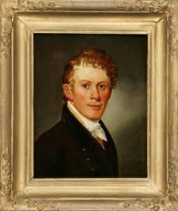 WEAVER WILLIAM 1759-1817,Portrait of a gentleman of Utica, New York,1815,Quinn's US 2007-04-14