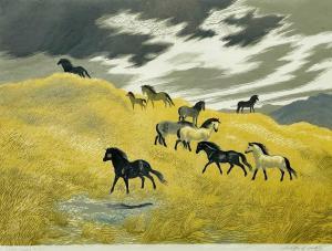WEBB Clifford Cyril 1895-1972,Welsh Ponies,David Lay GB 2023-06-15