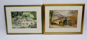 WEBB Clifford 1900,landscapes with farm buildings,Smiths of Newent Auctioneers GB 2023-01-05