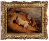 WEBB Edward Walter 1810-1851,Dogs Rabbiting,Keys GB 2014-05-16