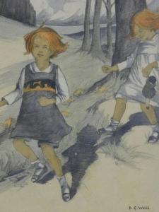 WEBB G,Child and dolls in a landscape,Golding Young & Co. GB 2022-08-24