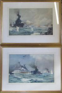 WEBB HAROLD,Naval battle scenes,1922,John Taylors GB 2017-06-20