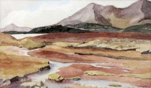 WEBB Joan 1900-2000,Bogland Below the Mountains,Morgan O'Driscoll IE 2012-01-30