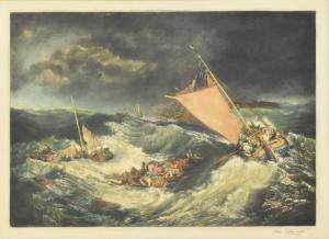 WEBB John Cother 1855-1927,The Shipwreck,Halls GB 2024-02-07