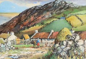 WEBB Kenneth 1927,Cottages Atlantic Drive, Co Donegal,1984,Morgan O'Driscoll IE 2014-01-27
