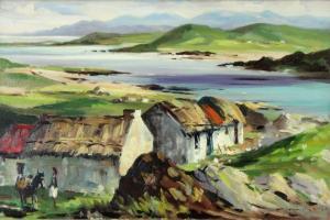 WEBB Kenneth 1927,Cottages, Atlantic Drive, Donegal,Gormleys Art Auctions GB 2024-04-09