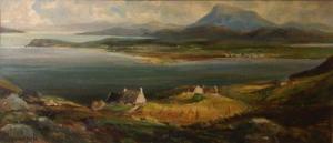 WEBB Kenneth 1927,MUCKISH PANORAMA, FROM HORN HEAD, CO DONEGAL,De Veres Art Auctions IE 2011-11-29