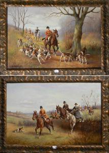WEBB L. M. 1800-1900,Scènes de chasse à courre,Millon & Associés FR 2006-12-18