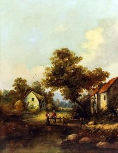 WEBB W.,Rural landscapes with cottages and village houses,Canterbury Auction GB 2017-06-06