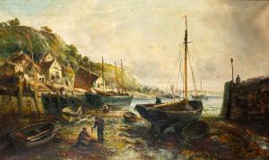 WEBB William Edward 1862-1903,Old Quay at Whitby,Tennant's GB 2024-03-16