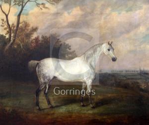 WEBB William J 1853-1878,Dapple grey horse in a landscape,1843,Gorringes GB 2018-12-04
