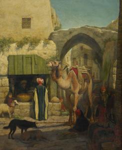 WEBBE William J,A STREET IN JERUSALEM,1863,Sotheby's GB 2013-11-19