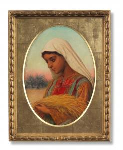 WEBBE William J 1823-1908,An Arab gleaner,Bonhams GB 2022-06-14