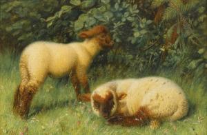 WEBBE William J,EARLY LAMBS,1861,Sotheby's GB 2014-05-22