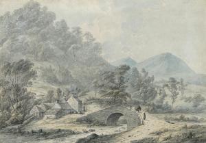 WEBBER John 1750-1793,The valley of Aber at Bont Newydd, North Wales,1791,Christie's GB 2022-03-24