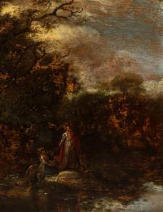webber the younger zacharias 1644-1696,Finding Baby Moses,Hindman US 2014-12-10
