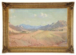 WEBBER Travis 1900-1968,Flinders Ranges,Elder Fine Art AU 2022-10-16