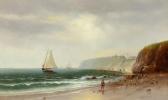 WEBBER Wesley 1839-1914,Afternoon along the Coast,1875,William Doyle US 2022-05-04