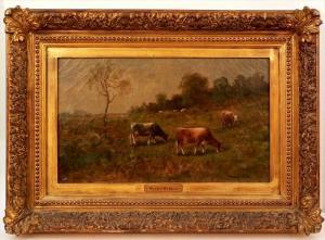 WEBBER Wesley Elbridge 1841-1914,A landscape with cows,Locati US 2011-01-20
