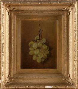 WEBBER Wesley Elbridge 1841-1914,Still life of grapes.,Eldred's US 2024-01-05