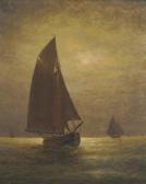 WEBBER Wesley 1839-1914,Fishing at moonlight,Christie's GB 2008-12-03