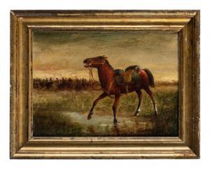 WEBBER Wesley 1839-1914,The Riderless Horse,1865,Hindman US 2022-03-10