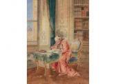 Weber Alfred Charles 1862-1922,Le cardinal et la bibliothèque,Fraysse FR 2019-11-27