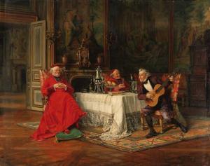 Weber Alfred Charles 1862-1922,The musical interlude,Christie's GB 1999-10-21