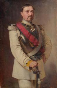 WEBER Anton 1833-1909,Portrait des Ernst II Herzog von Sachsen-Coburg-Go,1888,Nagel DE 2018-02-21