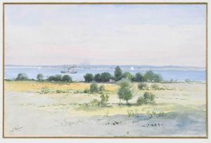 WEBER Carl 1850-1921,River Scene,Brunk Auctions US 2022-11-10