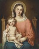 WEBER Dominik 1800-1800,Madonna with Christ Child,1853,Palais Dorotheum AT 2012-12-11