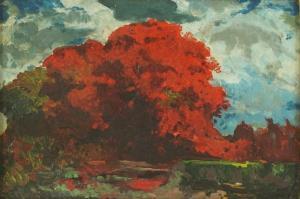 WEBER Emil 1872-1945,Herbstliche Landschaft,Zeller DE 2014-09-18