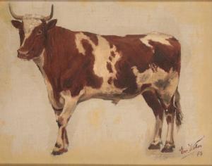weber ernest 1900-1900,Two studies of cows both,Duke & Son GB 2023-10-19